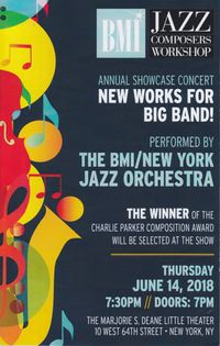 BMI Jazz Composers Workshop Annual Showcase Concert