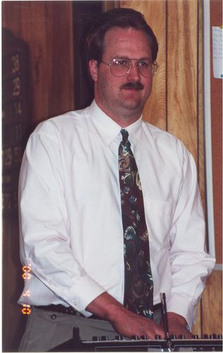 Our sound man for many years, Rob Hines.
