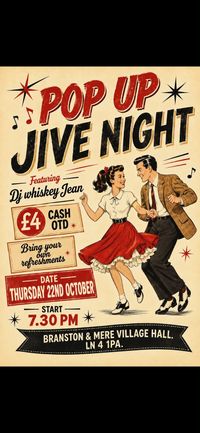 DJ Whiskey Jean - Pop Up Jive Lincolnshire