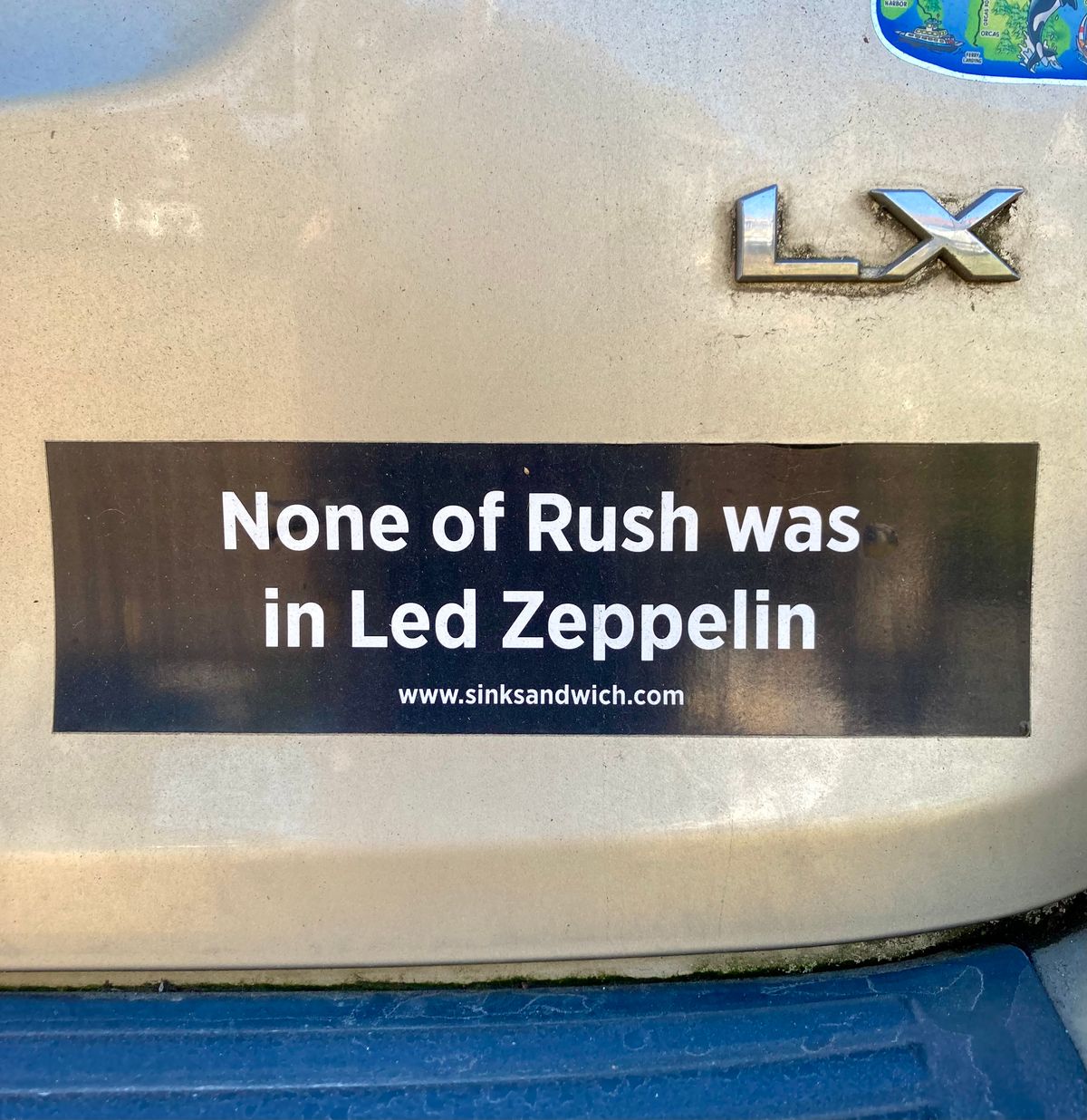None of Rush was in Led Zeppelin
