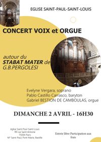 Voix et orgue autour du stabat mater
