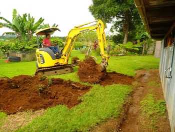 Uncle Glen creating
