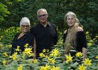 Rhiannon, Margie Gillis and Laurence Hobgood in CONCERT NYC