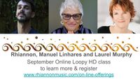 rhiannon with guest artists Manuel Linhares and Laurel Murphy