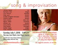 Sharing: Song & Improvisation