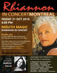 Rhiannon In Concert: Mouth Magic: SOLD OUT