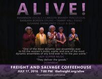 Alive! at the Freight