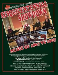 Sesquicentennial Showdown with TOM LEIGHTON / IAN BELL / MICHELLE RUMBALL / CONRAD KIPPING