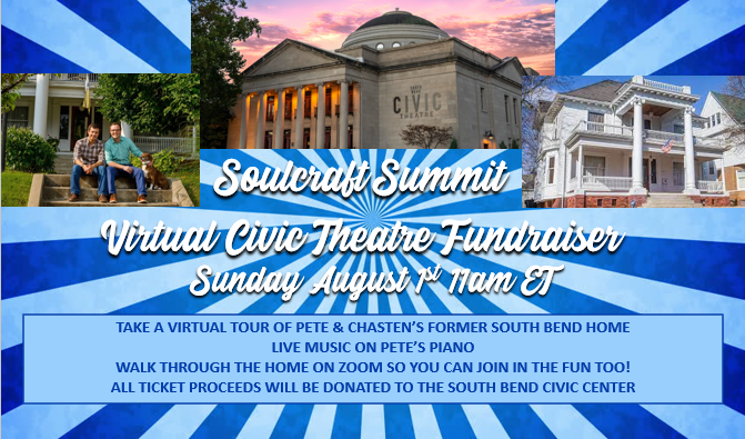 Civic Theatre Fundraiser -  VIRTUAL Tour of Pete & Chasten's Former Home