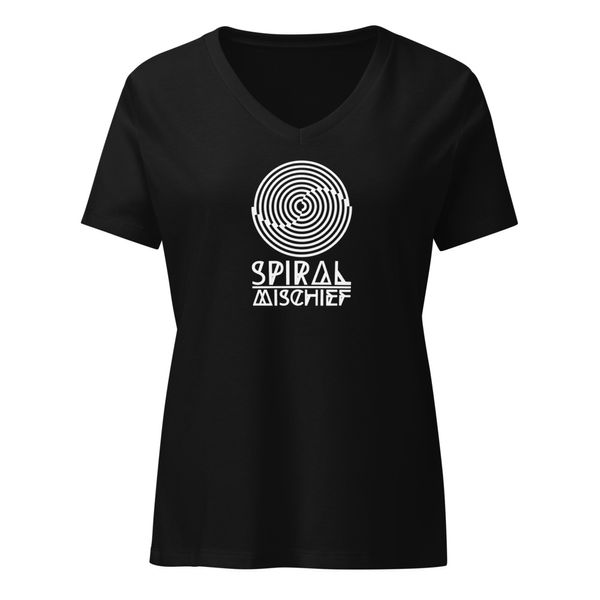 Women's V-Neck Tee | Spiral