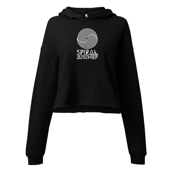 Women's Cropped Hoodie | Spiral