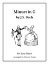 Bach's Minuet in G for Lovers! Four-part (no B section)