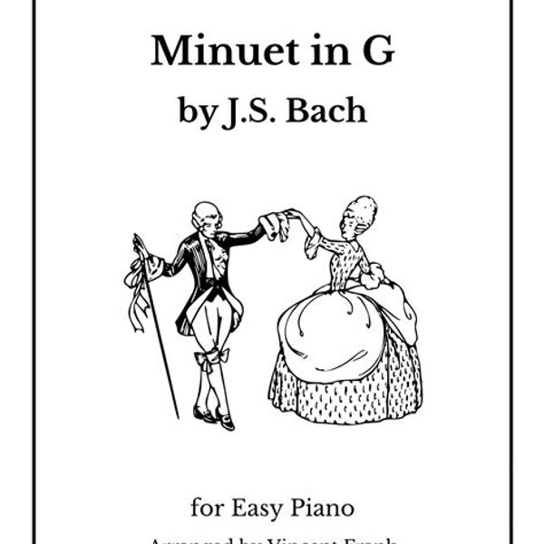 Bach's Minuet in G for Lovers! Four-part (no B section)