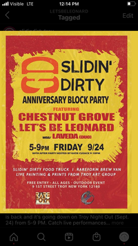 Let's Be Leonard at Slidin' Dirty Block Party