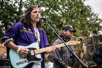 Karl Bertrand, Dustin Deluke, and Mateo Vosganian at The Barrelhouse