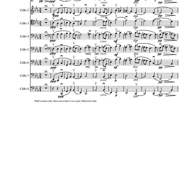 Nimrod - For Cello Orchestra