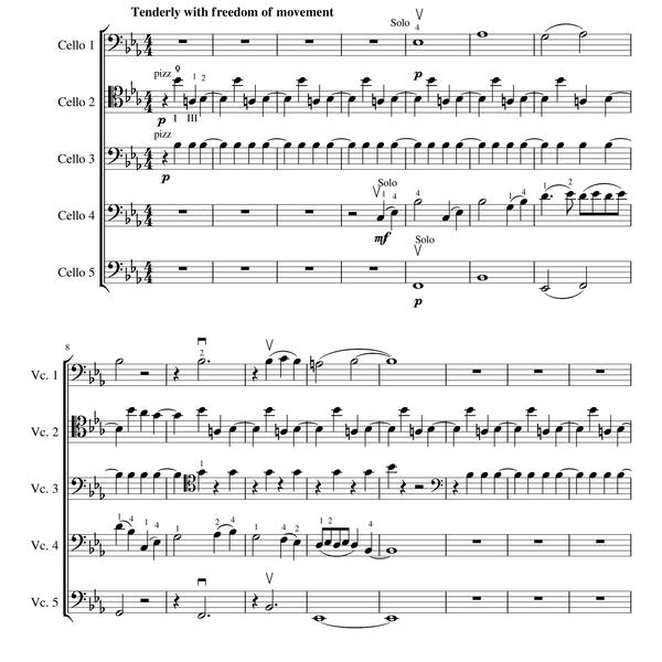 Pure Imagination - For Cello Ensemble