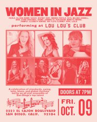 Women In Jazz at Lou Lou's