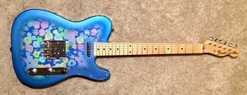 Blue Floral Tele
