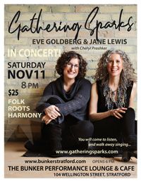 Gathering Sparks with Special Guest Cheryl Prashker at The Bunker