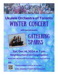 Ukulele Orchestra of Toronto Winter Concert with Gathering Sparks