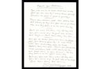 Hand Written and Signed Lyric Sheet 