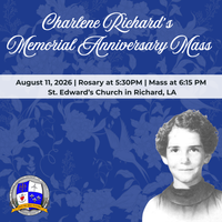 Servant of God Charlene Richard Annual Memorial Mass 