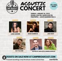 Opening Act for Adam Hambrick, Jake Hoot & Lanie Gardner at Camp Broadcast