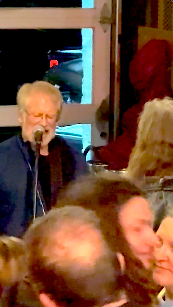 Jim live at Restless Moons, Harrisonburg, Virginia, January 16, 2025. (Photo by Mary Lou Nipe)
