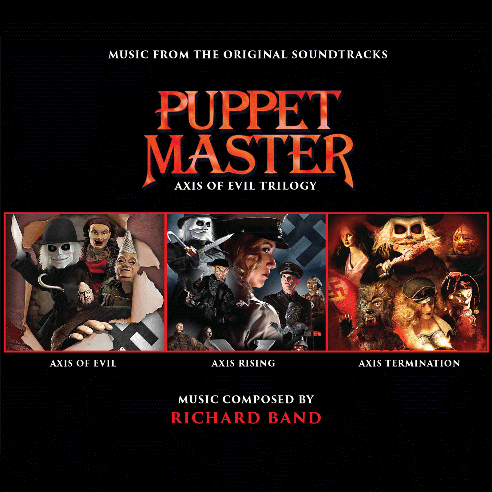 サントラCD 「パペット・マスターX:AXIS RISING/他」2000限定 richardbandmusic - CD - Puppet Master 3-CD Set