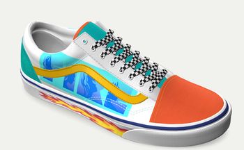 FIRE Logo Vans- $110
