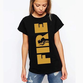 Gold FIRE T-shirt
