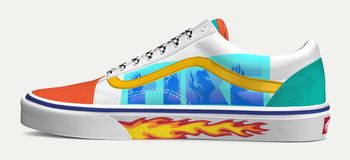 FIRE Logo Vans- $110
