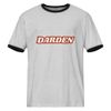 Darden Red Retro Unisex Ringer T-Shirt
