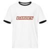 Darden Red Retro Unisex Ringer T-Shirt