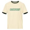 Darden Green Retro Unisex Ringer T-Shirt 