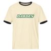 Darden Green Retro Unisex Ringer T-Shirt 