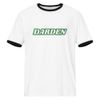 Darden Green Retro Unisex Ringer T-Shirt 