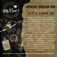 HOW TO HEAL CHRONIC PAIN WITH ART @ MO COCO/MIXED MEDIA ME SELF PORTRAIT CLASS