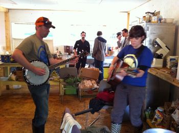 Kitchen Jam with the F holes.
