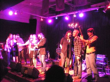 Singing along with the F Holes, Red Moon Road, & Brooke Wylie
