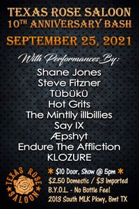 Texas Rose Saloon 10th Anniversary Bash