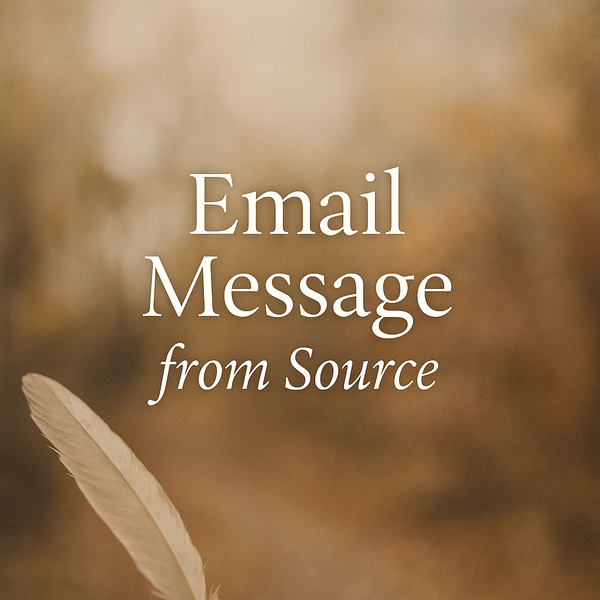 Email Message from Source