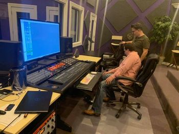 Making sure I sound good!
