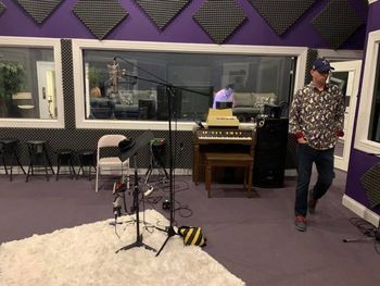 Matt Linton in the studio! Great help throughout this entire process!
