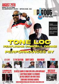 Cordell Drake Live with Tone Loc @ Pig Out In The Park 2025