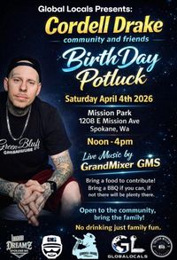 Cordell Drake Community & Friends BirthDay Potluck
