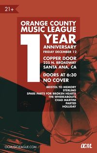 Orange County Music League's 1 YR Anniversary Show