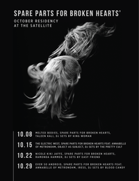 Spare Parts for Broken Hearts' October Residency