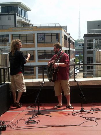 Hard Rock Cafe, Nashville TN, BalconyTV shoot, Sept. 2012
